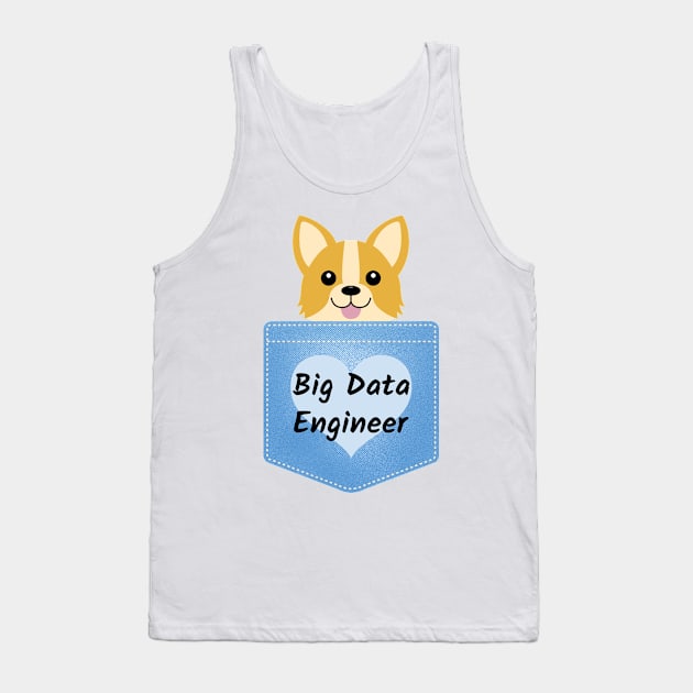 Smiley Big Data Engineer Tank Top by ArtDesignDE